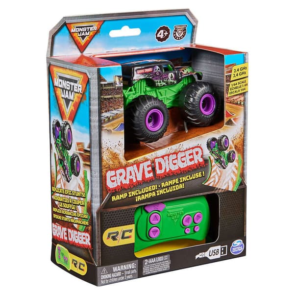 Monster Jam Rc 1:64 Grave Digger (6068563)