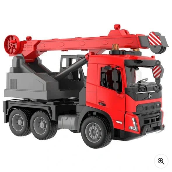 1:20 Volvo Lights and Sounds Manual Crane Truck