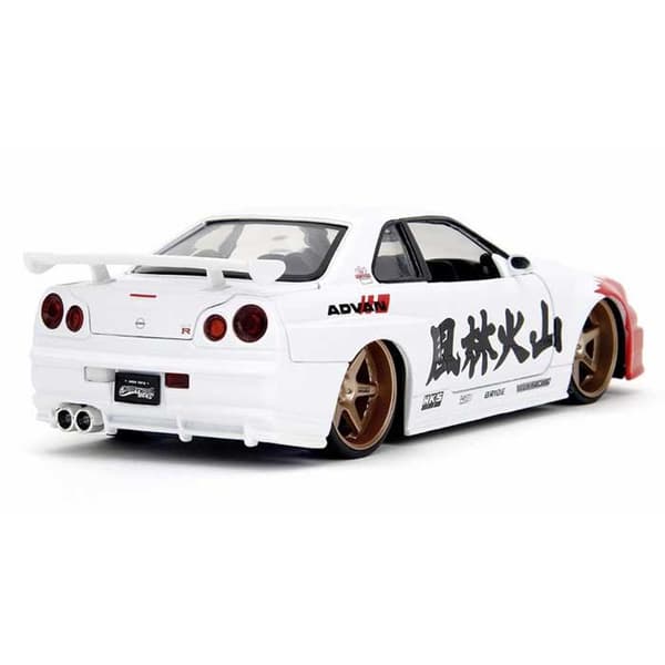 Jada Street Fighter Ryu Nissan Skyline Gt-r 1:24 Bil