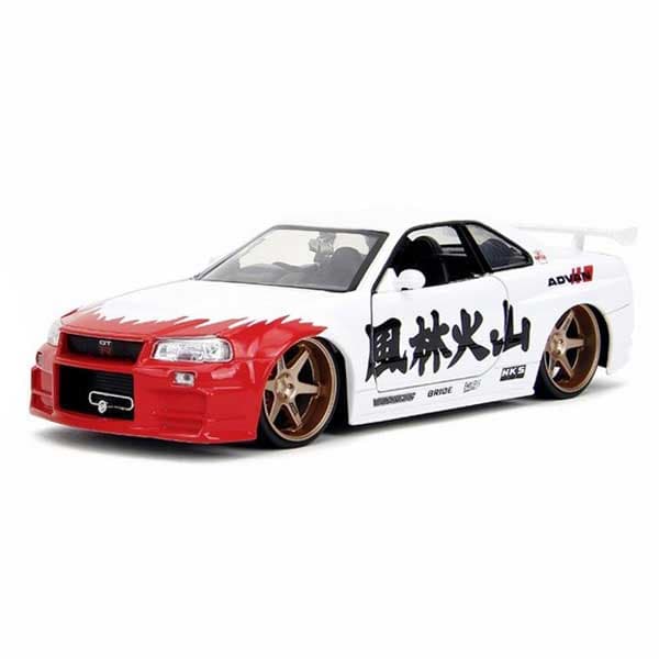 Jada Street Fighter Ryu Nissan Skyline Gt-r 1:24 Bil