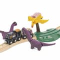 Miniatyrbild 3 av 5: Train with Circuit Brio Aventure Dinosaure