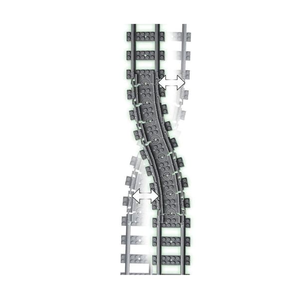 Playset Lego City 60205 Rail Pack 20 Pieces