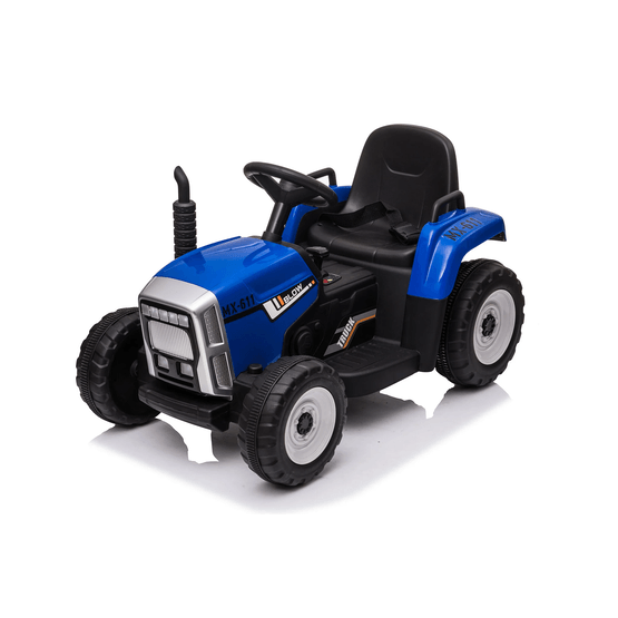 Elektrisk traktor med trailer og fjernbetjening
