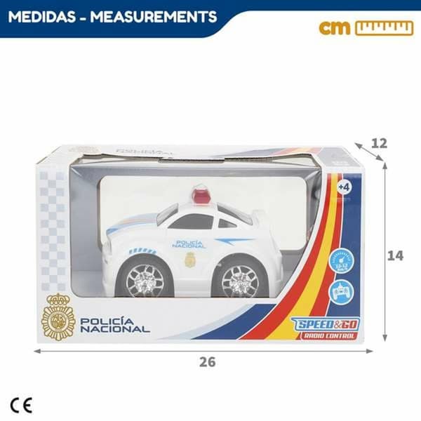 Remote-Controlled Car Colorbaby 15 cm Police Officer