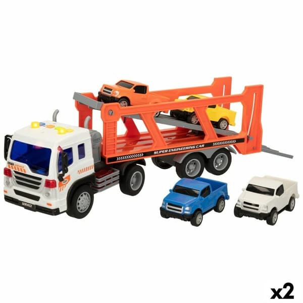 Lastbil och småbilar Speed & Go 37,5 x 12,5 x 10 cm (2 antal)