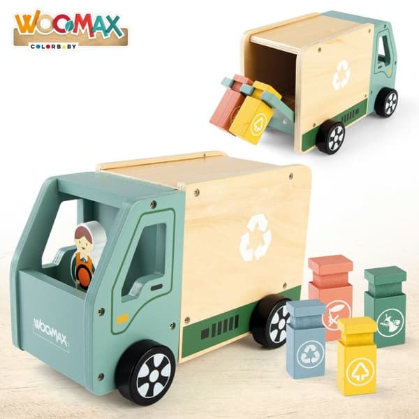 Sopbil Woomax Leksak 8 Delar 24 x 15 x 13,5 cm (4 antal)