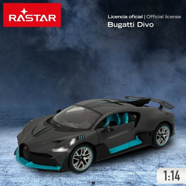 Radiostyrd bil Bugatti Divo 1:14 Mörkgrå (2 antal)