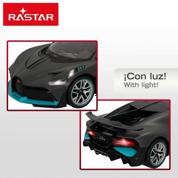 Radiostyrd bil Bugatti Divo 1:14 Mörkgrå (2 antal)