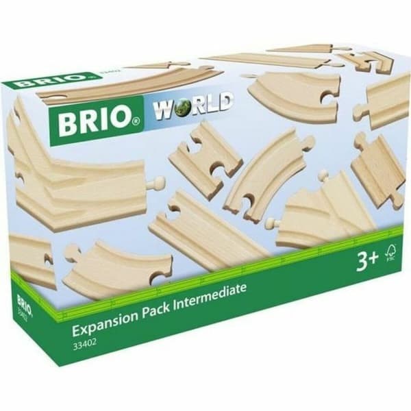 Tågspår Brio Intermediate Evolution Set Trä 16 Delar