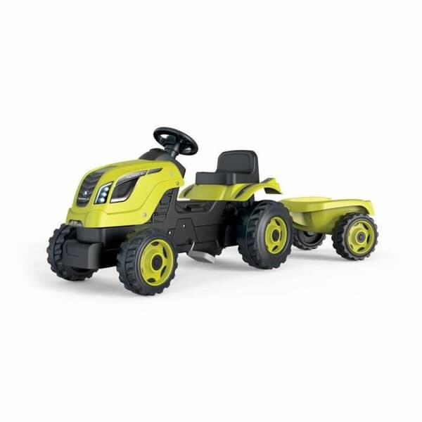 Trehjuling Smoby Släp Traktor