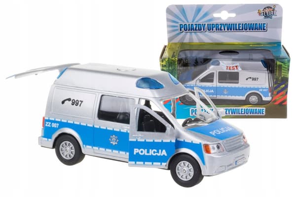 Polisfordon Polis Hipo 5907700608169 Ljus Ljud Metall Metall