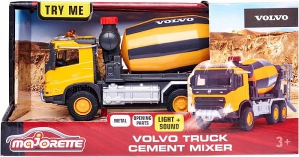Volvo Majorette Betonblander Lys Lyde Metalkabine