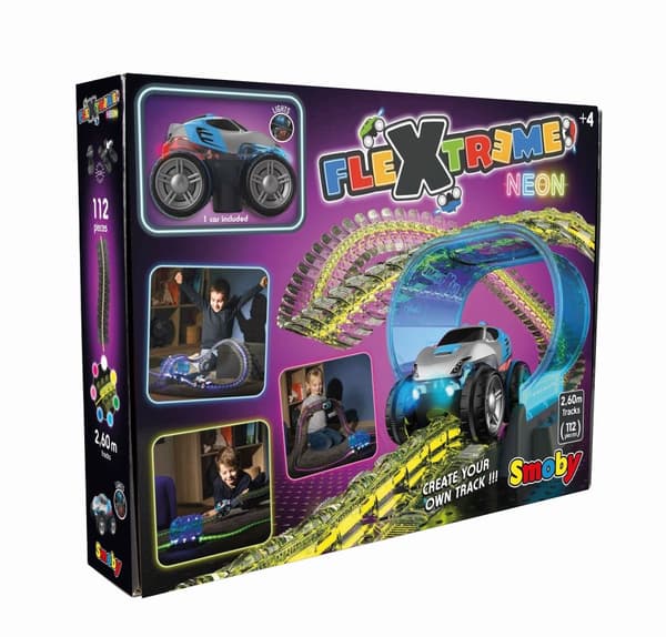 Smoby FleXtreme Neon Sæt Bilbane