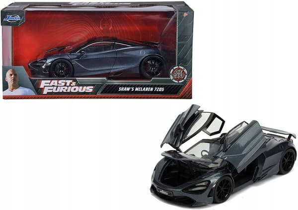 Jada Toys McLaren 720S musta Fast and Furious Metal
