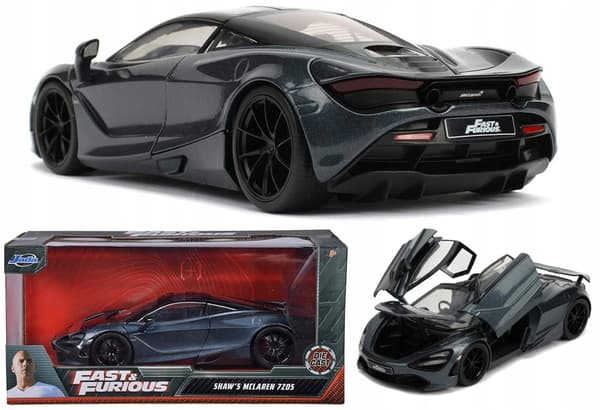 Jada Toys McLaren 720S musta Fast and Furious Metal