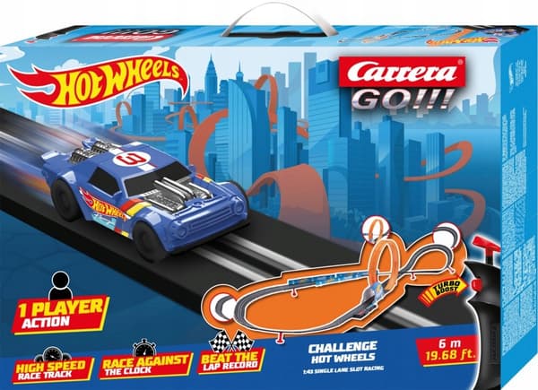 Carrera GO Challenger 68000 Hot Wheels bilbane 6 meter bane