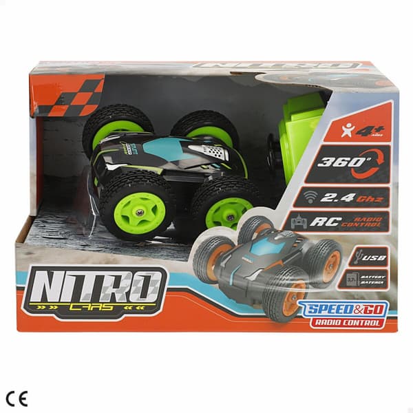 Remote-Controlled Car Colorbaby 8 x 4 x 7,5 cm (6 Units)