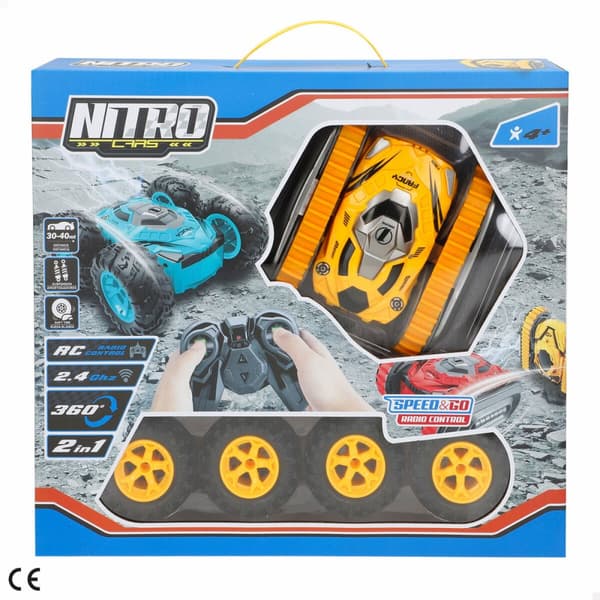Remote-Controlled Car Colorbaby 15 x 7 x 14 cm (4 Units)