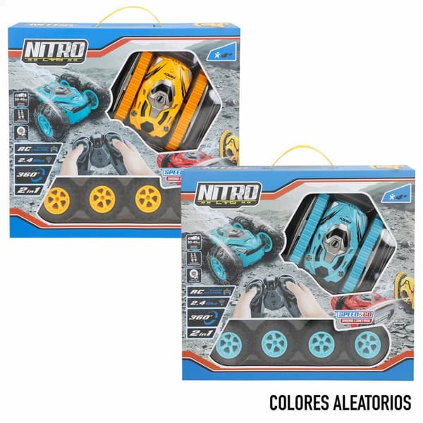 Remote-Controlled Car Colorbaby 15 x 7 x 14 cm (4 Units)