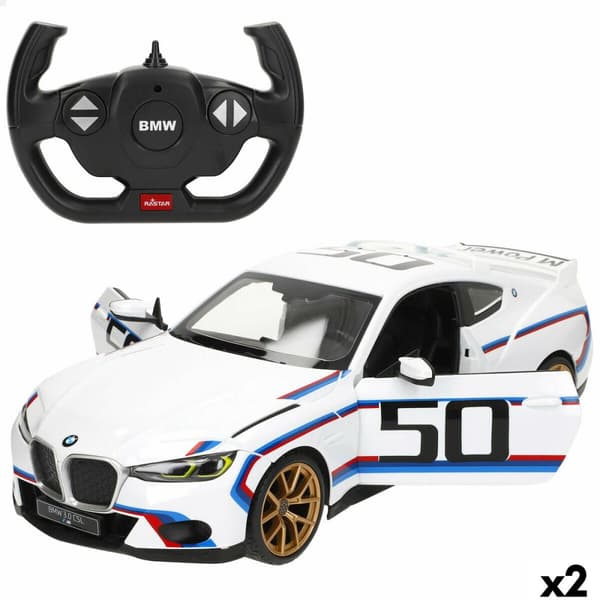 Remote-Controlled Car BMW Blue Red 1:14 34 x 10 x 13,5 cm (2 Units)