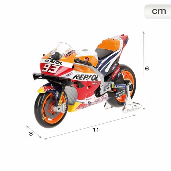 Motorcycle Maisto 11 x 6 x 3 cm