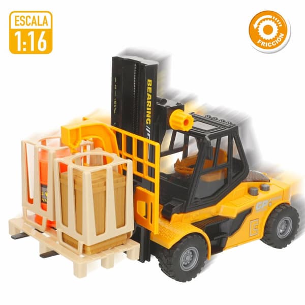 Construction Vehicles Colorbaby Light Sound 26 x 14 x 10 cm (6 Units)