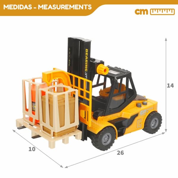 Construction Vehicles Colorbaby Light Sound 26 x 14 x 10 cm (6 Units)