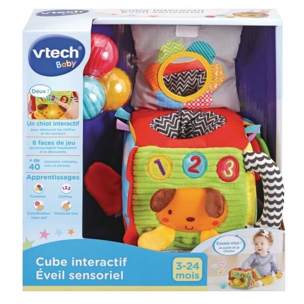 VTECH - 528205 - Interaktiv sensorisk väckningskub