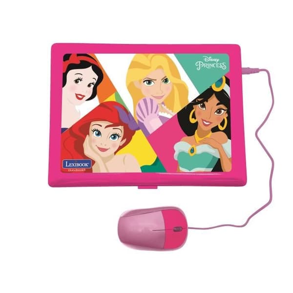 Disney Prinsesse Tosproget Pædagogisk Computer - LEXIBOOK - 124 aktiviteter