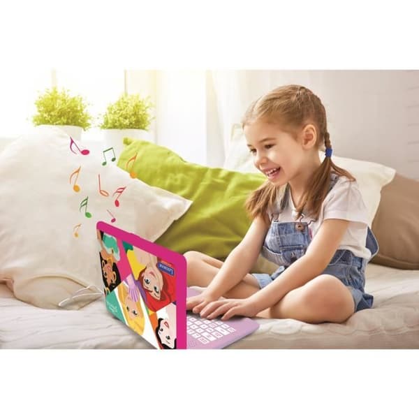 Disney Prinsesse Tosproget Pædagogisk Computer - LEXIBOOK - 124 aktiviteter
