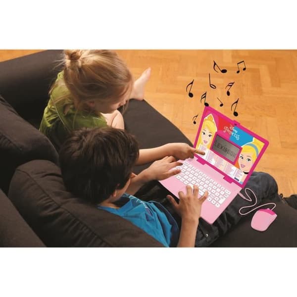 Disney Prinsesse Tosproget Pædagogisk Computer - LEXIBOOK - 124 aktiviteter