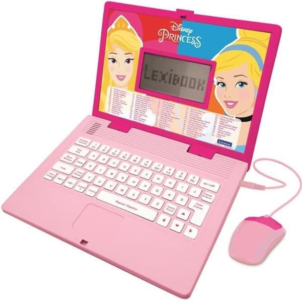 Disney Prinsesse Tosproget Pædagogisk Computer - LEXIBOOK - 124 aktiviteter