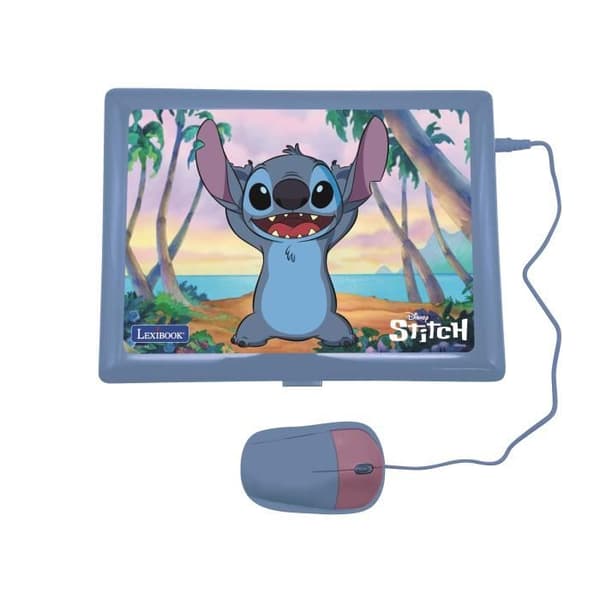Tvåspråkig pedagogisk dator STITCH – 124 aktiviteter (franska-engelska)