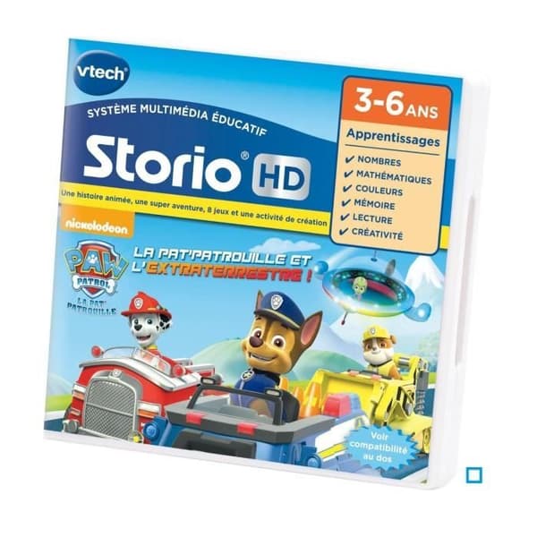 VTECH - Storio Pedagogiskt Spel - Paw Patrol