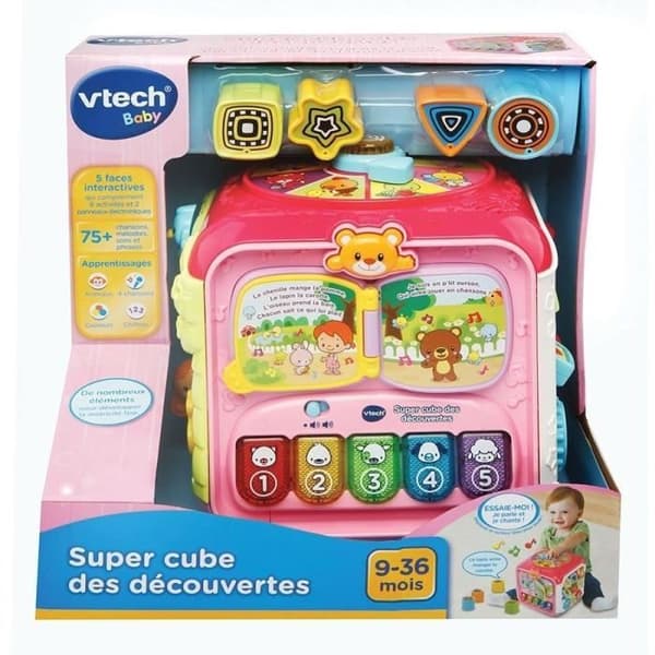 VTECH BABY - Superupptäcktskub Rosa