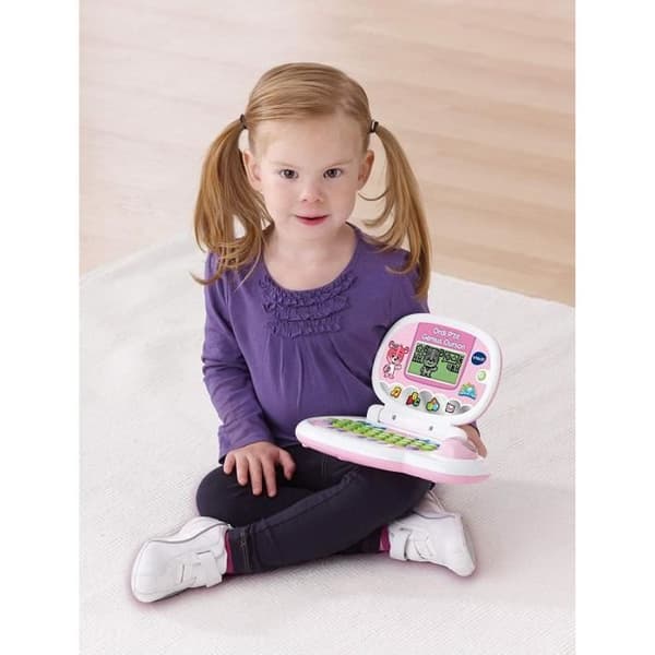VTECH - Ordi P'tit Genius Lyserød Bjørn - Computerpædagogisk barn