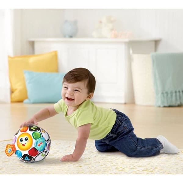 VTECH BABY - Aktivitetsboll - Zozo, Min Roliga Boll - Pedagogisk Leksak för Bebisar från 6 till 36 Månader
