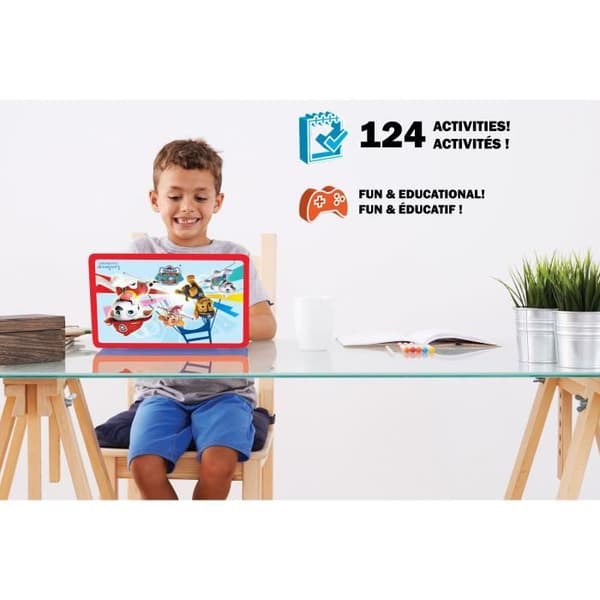 Paw Patrol Tvåspråkig Pedagogisk Dator - LEXIBOOK - 124 aktiviteter