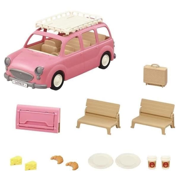 Den rosa minibussen och picknicksetet