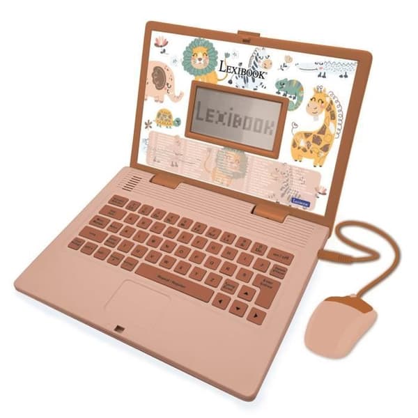 Lexibook - Pædagogisk computer med dyrefarver - 124 aktiviteter (fransk/engelsk)