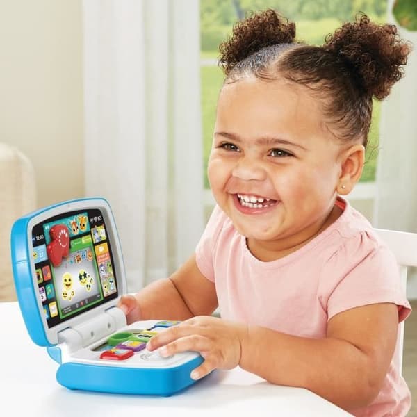 VTECH BABY - Baby Discovery Computer - Interaktiv bärbar dator för barn - Blå - Unisex