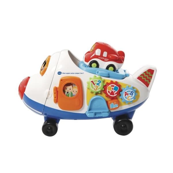 VTECH 2-i-1 Tut Tut Bolides fragtfly til børn fra 12 måneder
