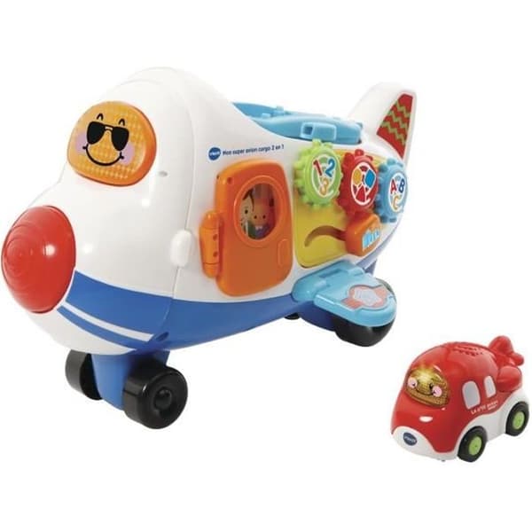 VTECH 2-i-1 Tut Tut Bolides fragtfly til børn fra 12 måneder