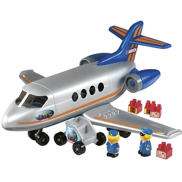 Abrick Airplane - Ecoiffier - Babylegetøj - Drenge & Piger - Fra 18 måneder - Lavet i Frankrig