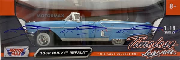 Chevrolet Impala 1958 1:18 Motormax 73112