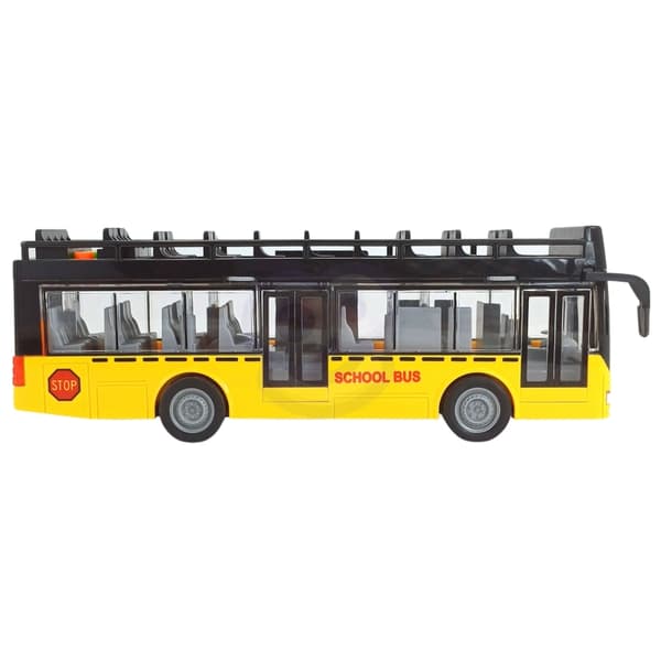 WOOPIE Bus med lyseffekter og døre, der kan åbnes
