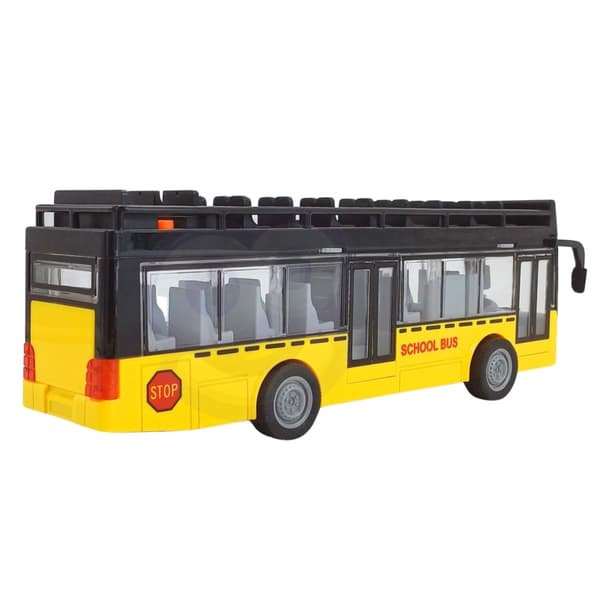 WOOPIE Bus med lyseffekter og døre, der kan åbnes