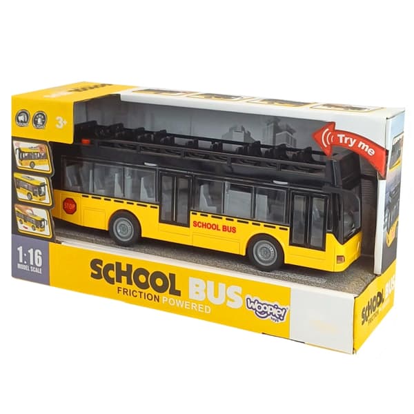 WOOPIE Bus med lyseffekter og døre, der kan åbnes