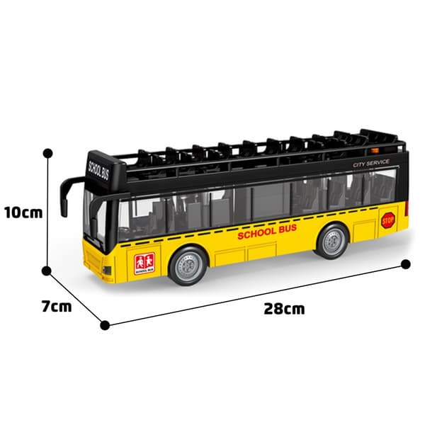WOOPIE Bus med lyseffekter og døre, der kan åbnes