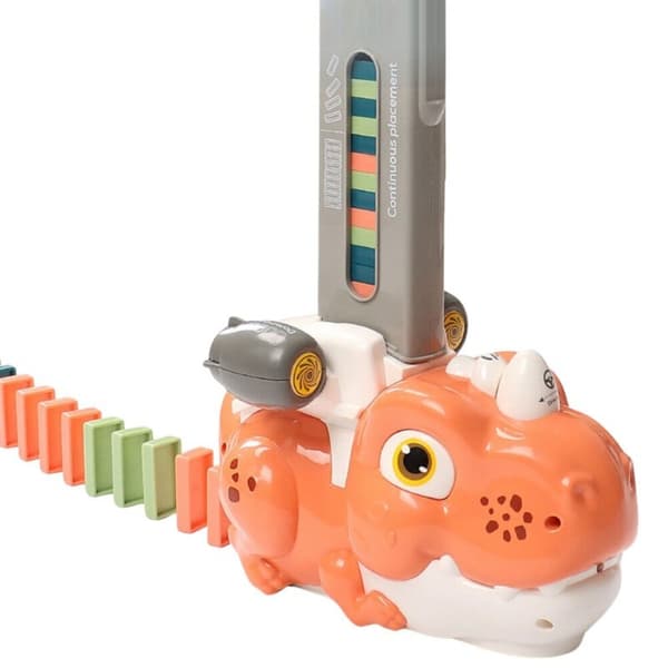 Interaktivt tog Dinosaur Domino Orange Lumarko!